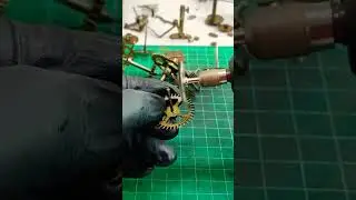 Escape Wheel Clock Cleaning