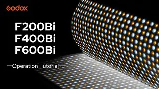 Godox F200Bi/F400Bi/F600Bi  - New KNOWLED Flexible LED Mat | Operation Tutorial
