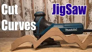 Cutting Curves In Wood With A Jigsaw