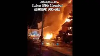 Vasaivirar fire brigade🚒🔥 Boisar MIDC Chemical Company Fire Call #fire #vasaivirarnewstoday #viral