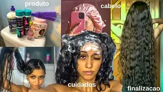 ROTINA CAPILAR | passo a passo de como cuido 💞🛁🧖🏻‍♀️