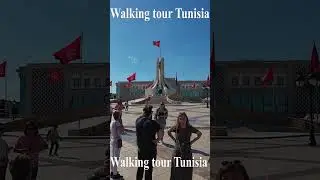 🇹🇳 Walking tour - Tunis is the capital and largest city of Tunisia  🇹🇳 #tunisia  #travelvlog #travel