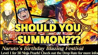 Naruto Blazing Should You Summon On The New Naruto Blazing Festival Birthday Banner??!