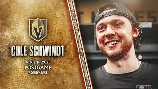 Cole Schwindt Postgame 4/16: That Welcome To The NHL Feeling - First NHL Goal!