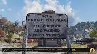 Fallout 76 Robot takedown.
