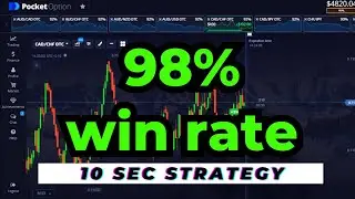 POCKET OPTION 10 SECOND STRATEGY - 98% WIN