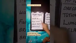 daily routine chart