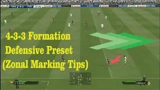 PES 2016 Guide 4-3-3 Formation GamePlan Instructions Defensive (zonal marking tips)