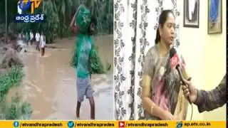 Home Minister Mekathoti Sucharitha Interview | Over Rehabilitation Facilities @ Flood Areas