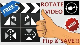 How to Rotate / Flip Video Upside down 180 degrees & save on Windows / Mac Free & Guaranteed