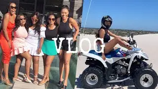 VLOG: A WHOLESOME CITY GIRLS TRIP. QUAD BIKING AT THE DUNES. BUNGALOW DRINKING. AIRBNB CHILLING.