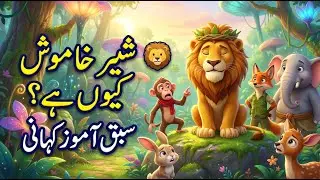 Sher Jo Garajna Bhool Gaya 🦁 | Kids Moral Story | 3D Cartoon Jungle Tale