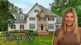 Home For Sale | Raleigh NC | 4 Beds | Nearly 6,000 SqFt | 1.5 Acres on Pendleton Lake!