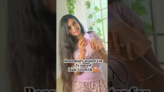 💯Rosemary water🍃for 2x speed Hair Growth #ytshorts #haircare #trendingnow #