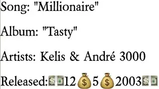 Kelis - Millionaire ft. Andr&eacute; 3000 (Lyrics)