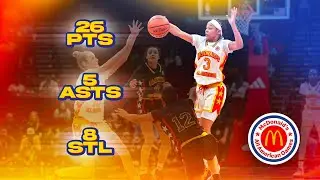 CO-MVP ALL-TIME RECORD 26 PTS HANNAH HIDALGO HIGHLIGHTS @ MCDONALD'S ALL-AMERICAN GIRLS GAME 2023