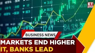Closing Bell: Sensex Settles 187 Pts Higher, Nifty Above 25,650; TCS, HDFC Bank Top Movers | ET Now