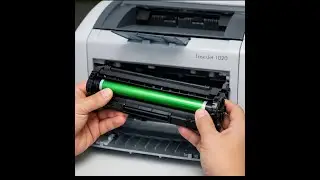 We&rsquo;re Changing the Drum on an HP 1020 Printer
