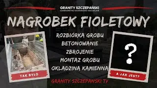 NAGROBEK FIOLETOWY I KAMIEŃ DOOKOŁA | GRANITY SZCZEPAŃSKI