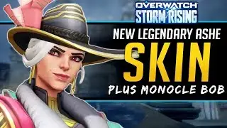 Overwatch NEW Legendary Ashe & Bob Skin - Storm Rising 2019 Archives Event
