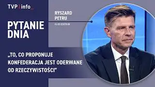 Petru: I believe what Confederation is proposing is detached from reality | QUESTION OF THE DAY