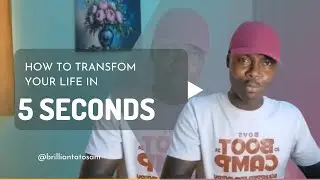 How to transform your life in 5 seconds: The 5-Second Rule by Mel Robbins #5SecondRule #Motivation