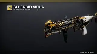 SPLENDID VIDUA ORNAMENT SHOWCASE - DESTINY 2