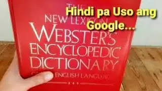 Vintage Webster Dictionary Back in 1993