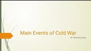 #Events of cold war ||U-2 incident ||Construction of Berlin wall ||Cuban missile crisis ||Part 2