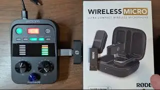 Zoom PodTrak P2 & Rode Ultra-compact Wireless Microphone
