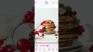 Magnifying glass effect for your photo #focuslens