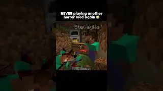 What was that thing? 😭 #minecraft #scary
