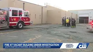 MLK Jr. Drive closed due to commercial building fire, Winston-Salem Fire Department says