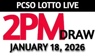 Lotto Result Today 2pm Draw January 18, 2026 Swertres Ez2  PCSO LIVE