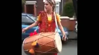 (Rihana)Rude boy on punjabi dhol.