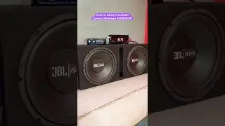 jbl 1500 watt subwoofer test | s&b 1000 watt mono amplifier | s&b mono amplifier #shorts #shortvideo