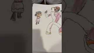 I drew and colored carol and Whitty (Date Week)