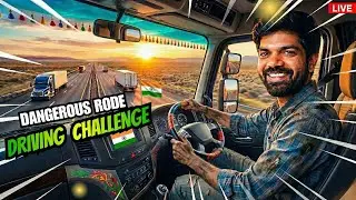 INDIAN DESI TRUCK DRIVER GAMEPLAY IN ETS 2 ! Dangerous Rode Trip 24hr Stream