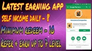 Latest earning app with refer & earn up to 7 level income
