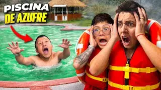 Chichobello Se Nos Ahoga😭Piscina De Azufre🔥🏊🏻