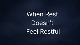 Quiet Understanding - Your Mind Won&rsquo;t Slow Down