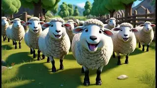 White Sheep, Fluffy and Fat | Cute Sheep Song for Toddlers | Fluffy Sheep Nursery Rhyme