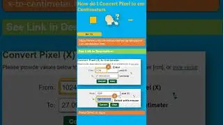 How do I Convert Pixel to cm Centimeters - Quick Guide Cheat Sheet Step-by-Step Tutorial