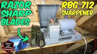 PERFECTLY SHARPENED Lawn Mower Blades EVERY TIME! RBG-712 First Look!