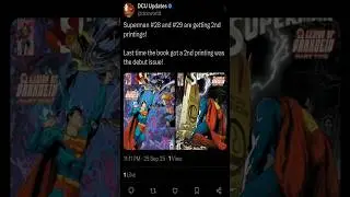 Superman # 28 and # 29 are getting 2nd printings! #superman #dcuniverse #dcccomics #shorts #short