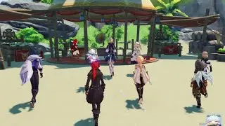 Genshin Impact v 1.6 - Midsummer Island Adventure: Part 4 (FULL CUTSCENES)