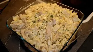 The taste is flawless!! Fettuccine pasta with white sauce, in a way that is fancier than restaurants
