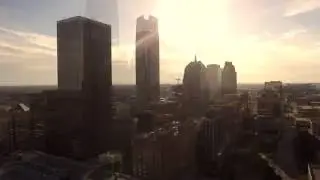 okc skyline drone footage