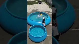 Miedo a la piscina grande! 😨🏊&zwj;♀️