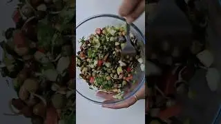 mixed vatana sprouts chaat recipe/ high protein salad / weight loss diet #sprouts